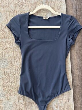 Free People Fair and Square Neck Duo Bodysuit